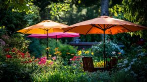 ¿Cómo elegir la mejor sombrilla para tu jardín?