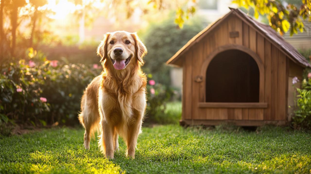 Consejos para elegir casetas adecuadas para Golden Retriever