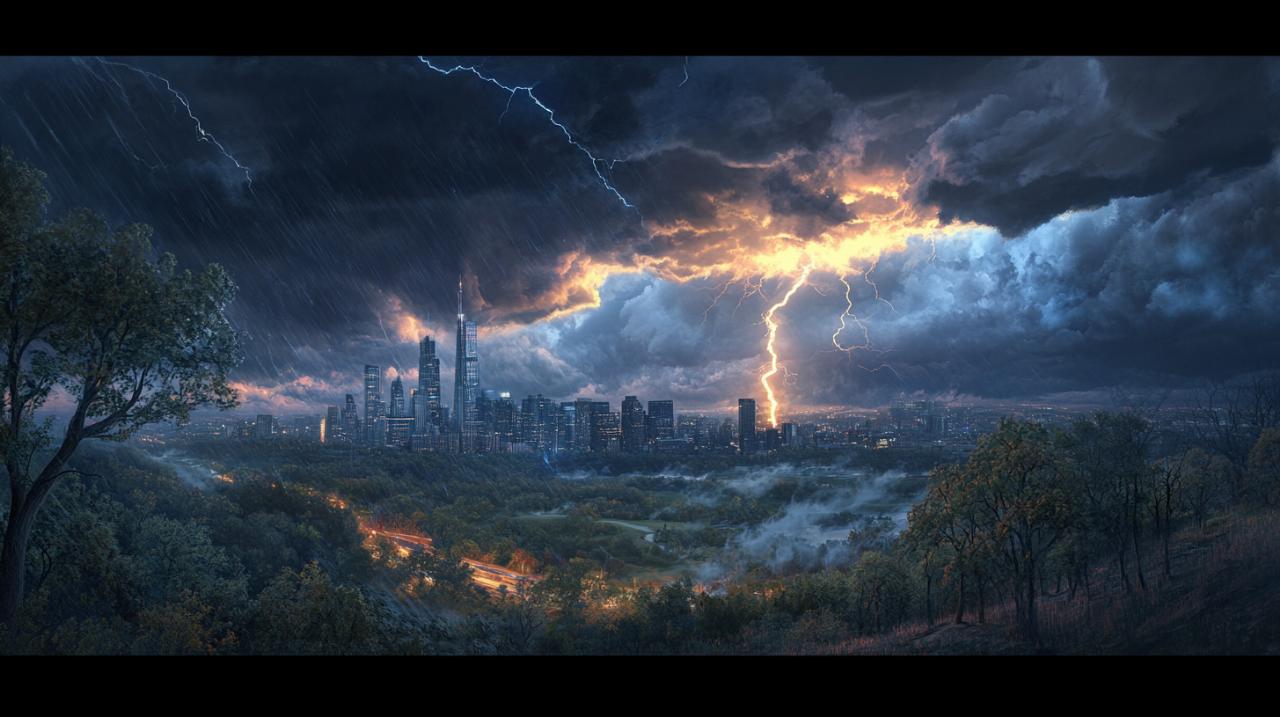 Evolución de las previsiones meteorológicas: ráfagas, precipitaciones, alerta de tormentas y disminución de las temperaturas en los fenómenos históricos más devastadores