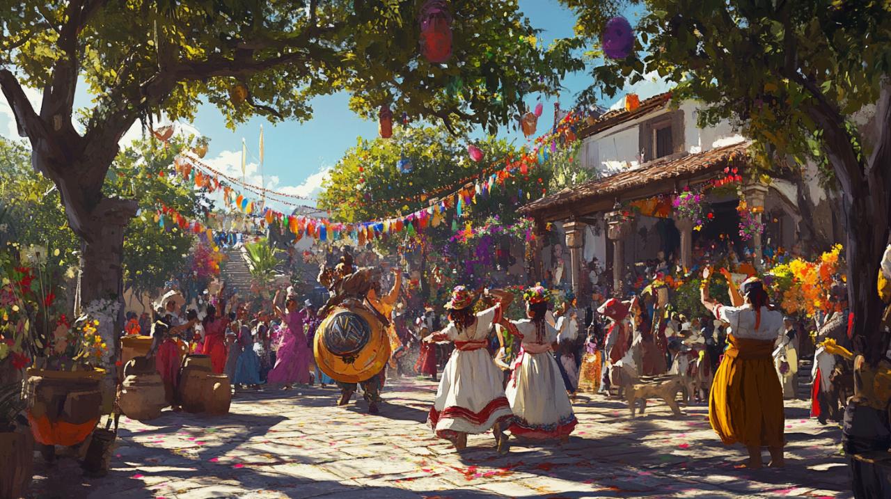Danzas populares y melodías folklóricas en las fiestas de Viele: un patrimonio cultural vivo