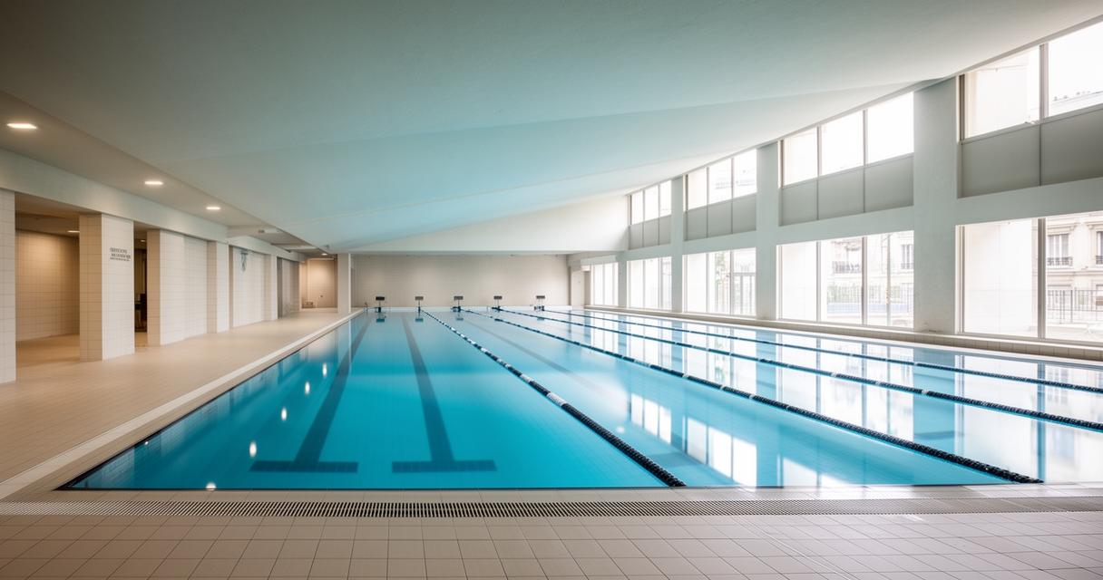 Piscina Benjamin Delessert: Centro acuático eco-responsable para toda la familia cerca del Ródano